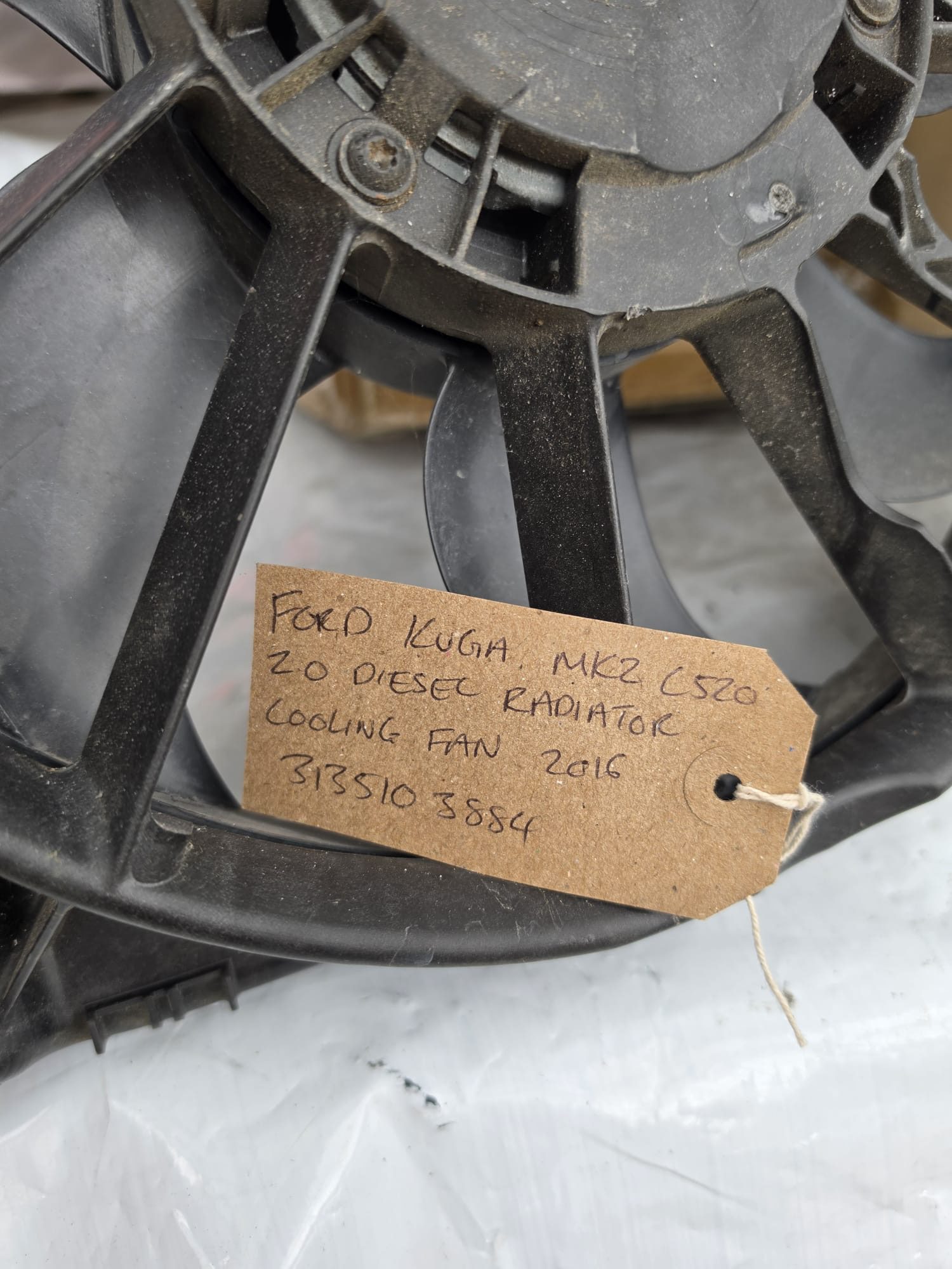 FORD KUGA MK2 C520 2.0 DIESEL RADIATOR COOLING FAN 2016 3135103884 - Image 3