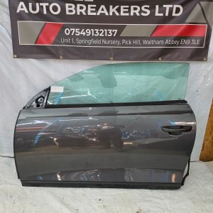 *VOLKSWAGEN SCIROCCO MK3 2016 LEFT FRONT DOOR COUPE GREY