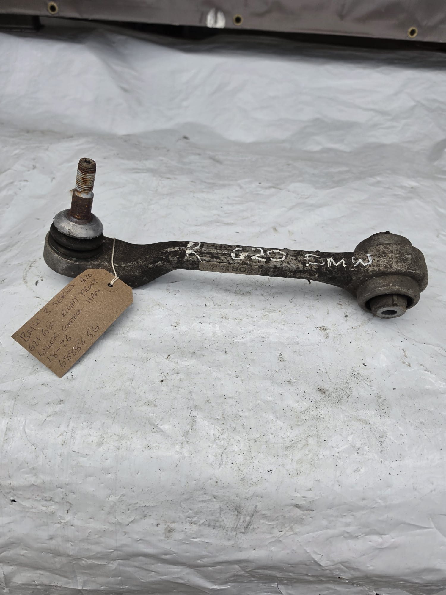 BMW 3 SERIES G20 G21 G80 RIGHT FRONT LOWER CONTROL ARM 18-26 6888856