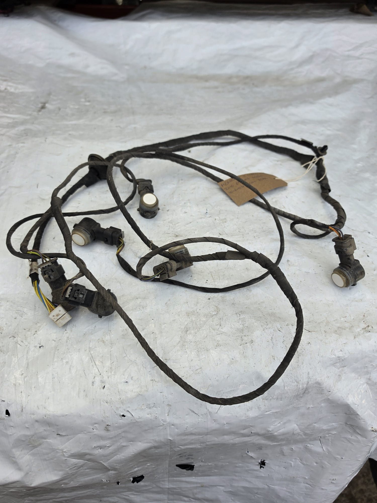 MERCEDES C CLASS W205 2016 PARKING SENSOR WIRING LOOM REAR