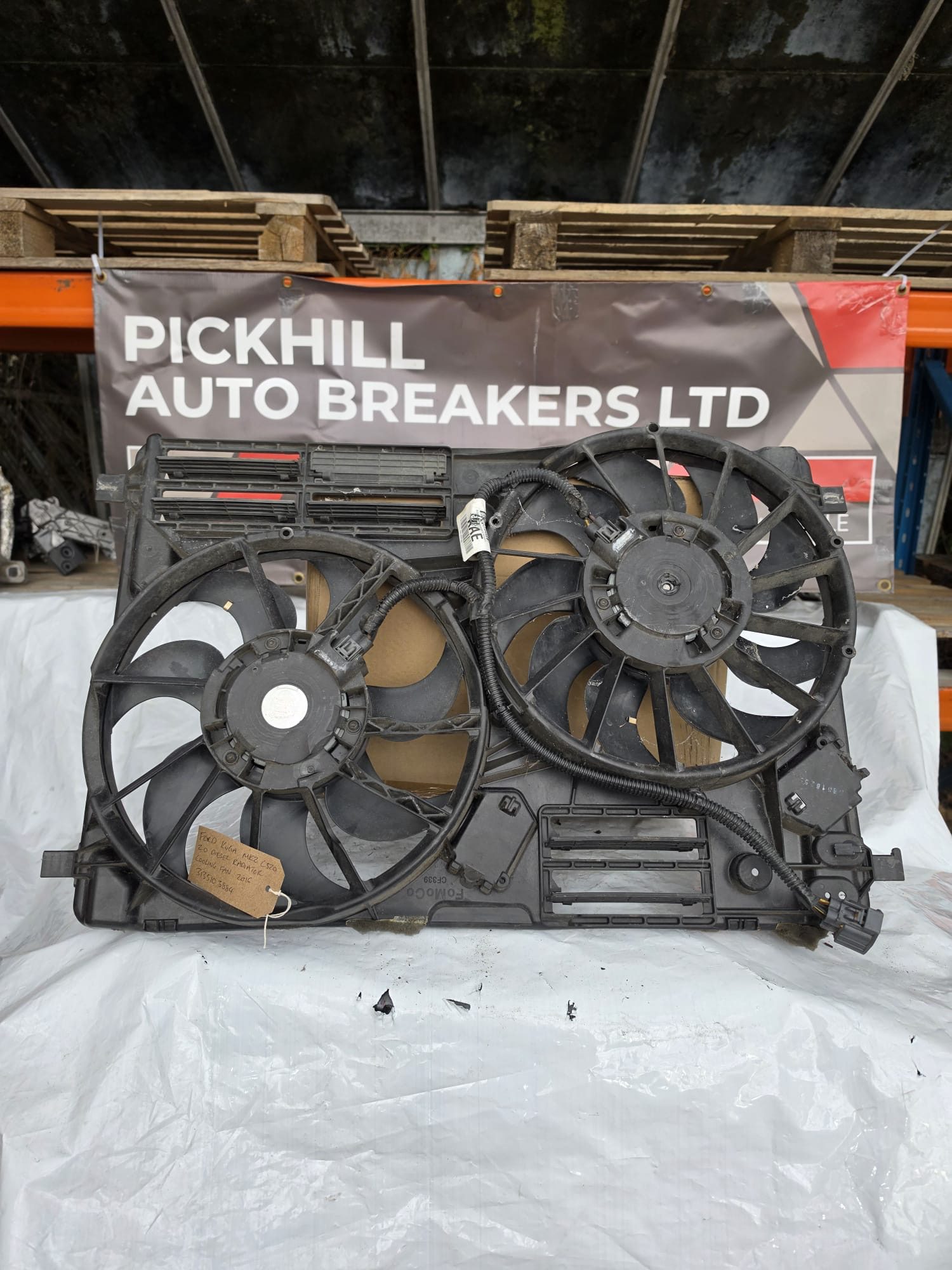 FORD KUGA MK2 C520 2.0 DIESEL RADIATOR COOLING FAN 2016 3135103884 - Image 2