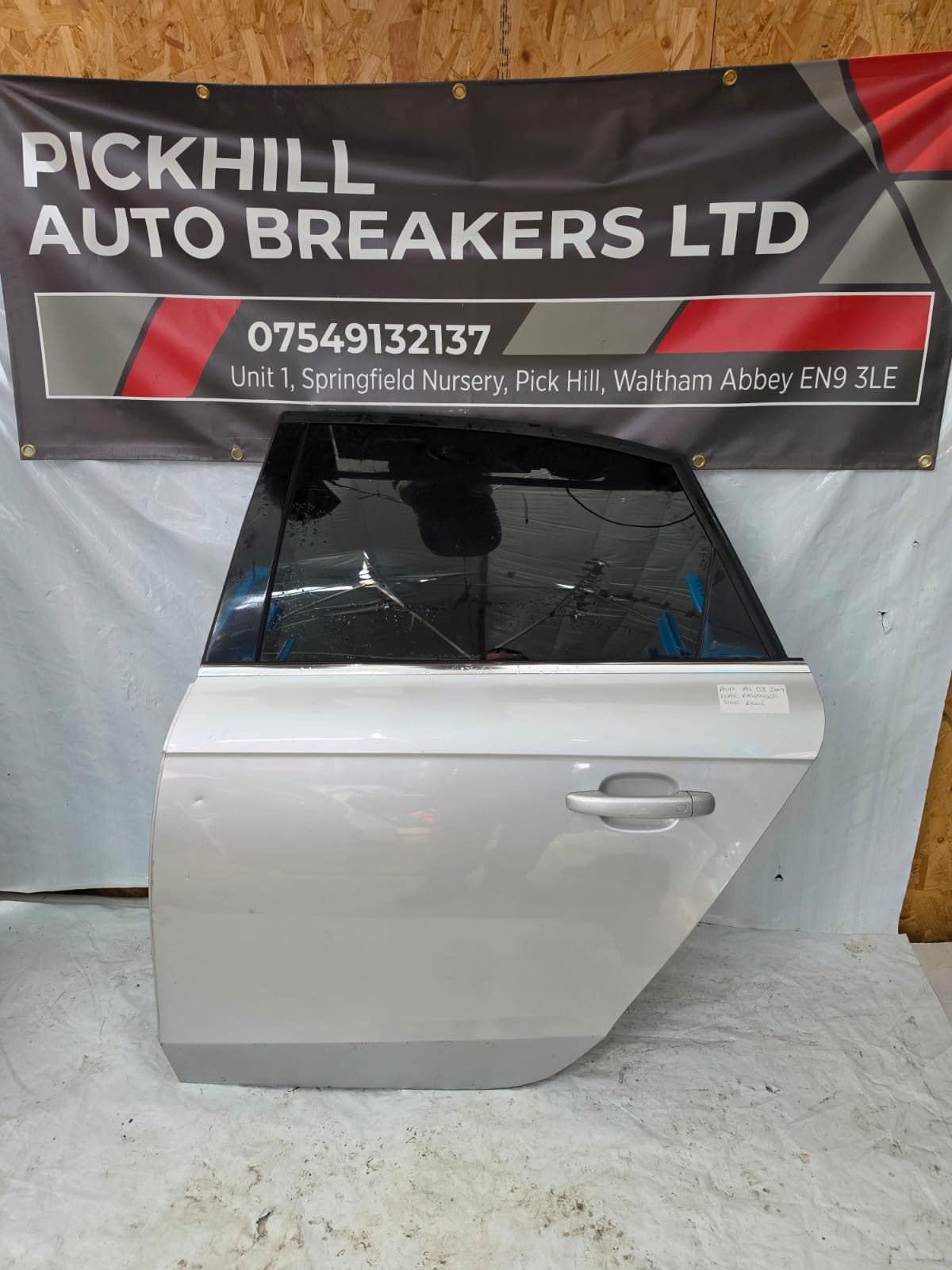 *AUDI A4 B8 2009 REAR PASSENGER SIDE DOOR