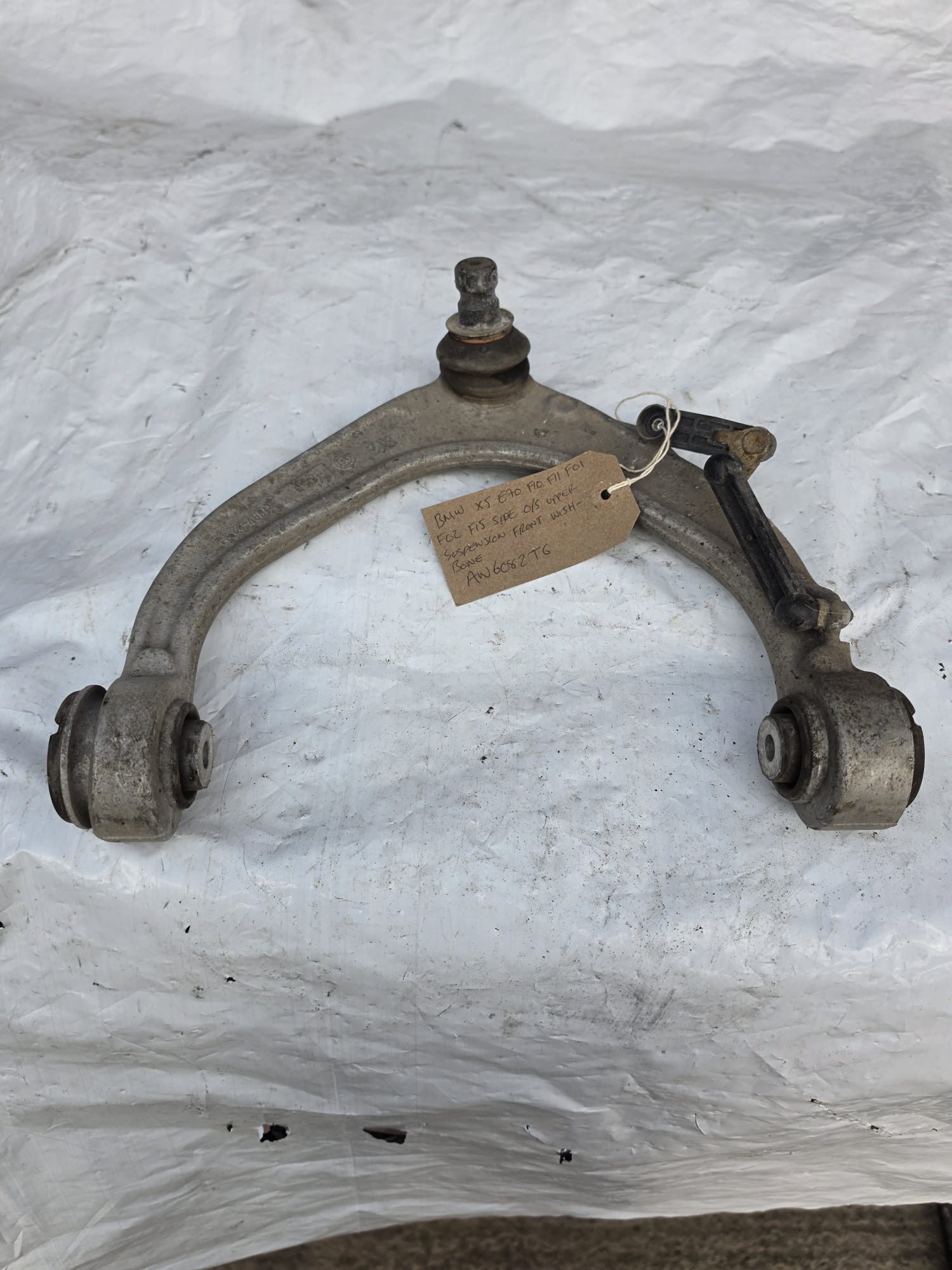BMW X5 E70 F10 F11 F01 F02 F15 SIDE O/S UPPER SUSPENSION FRONT WISHBONE AW6082T6