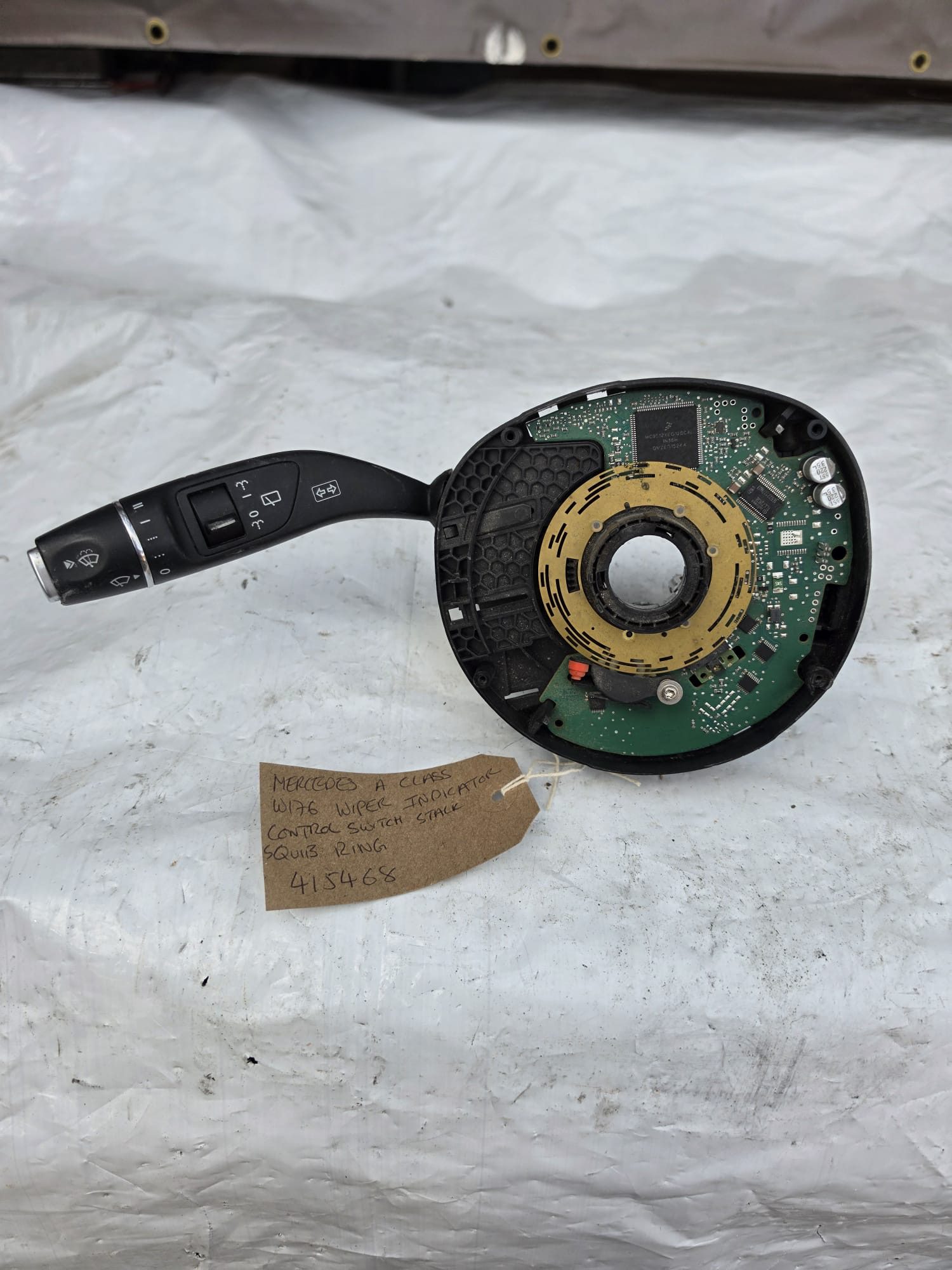 MERCEDES A CLASS W176 WIPER INDICATOR CONTROL SWITCH STALK SQUIB RING 415468