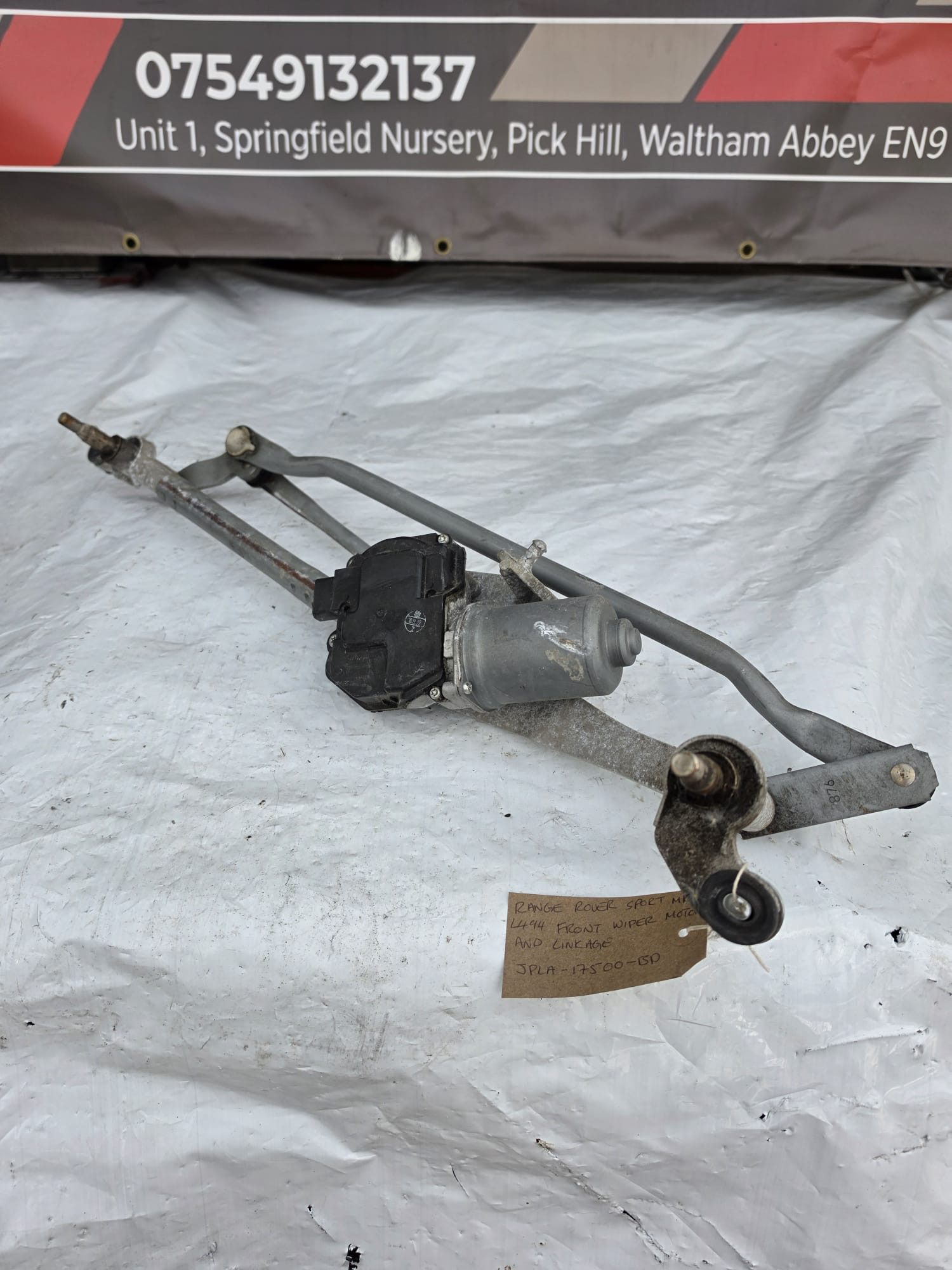 RANGE ROVER SPORT MK2 L494 FRONT WIPER MOTOR AND LINKAGE JPLA-17500-BD - Image 2